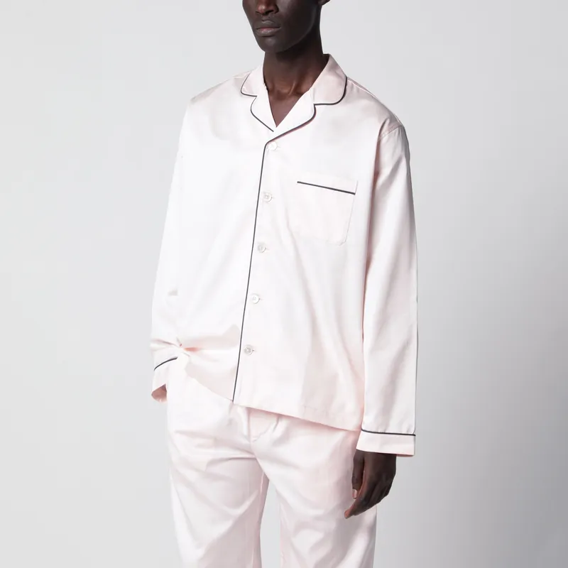 Light Pink Pajama Shirt - Tekla
