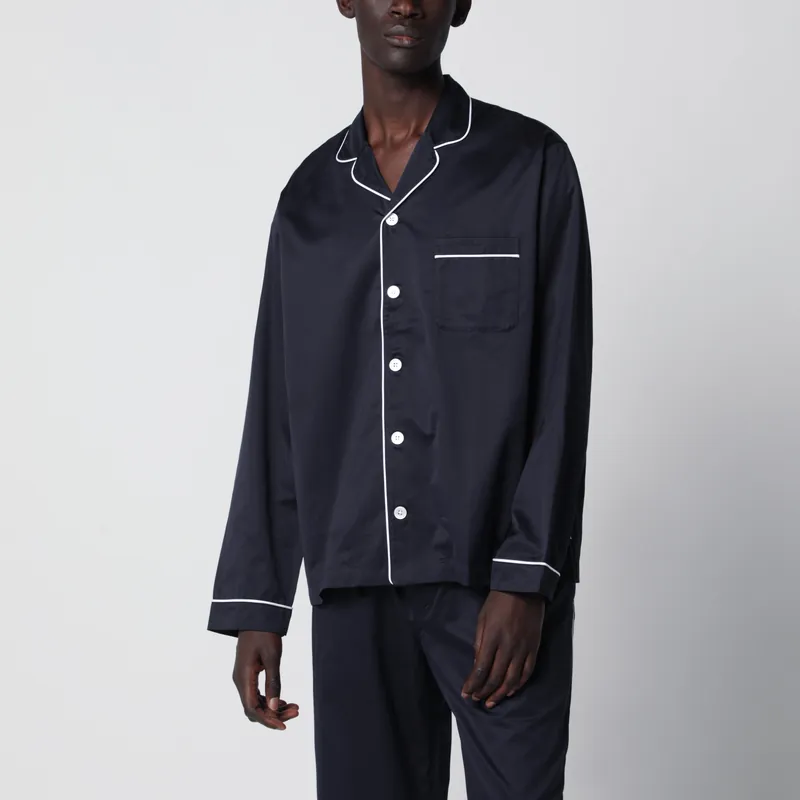 Blue Pajama Shirt - Tekla