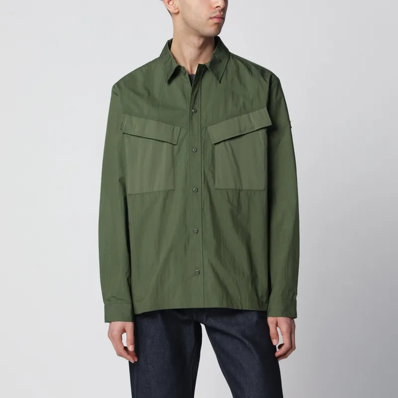 Khaki Green Doris Shirt In Cotton Blend - Tatras
