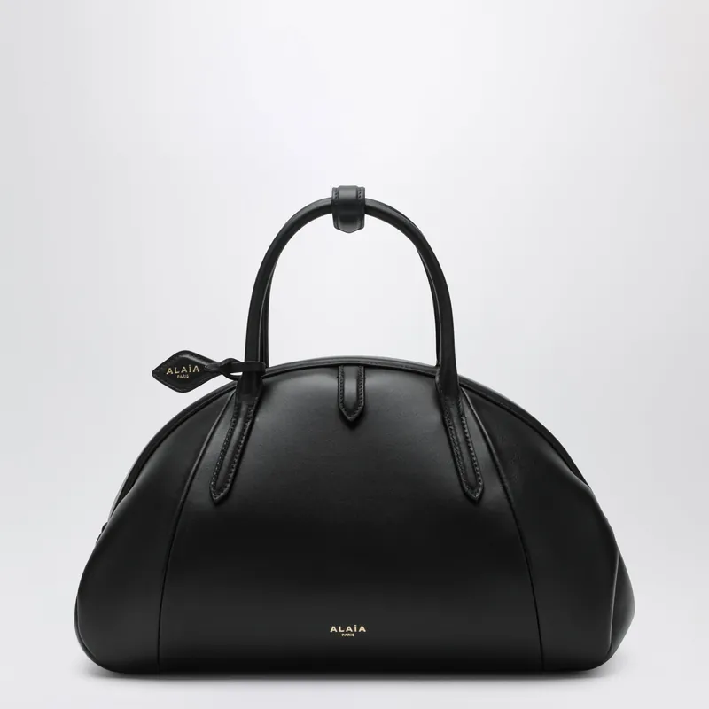 Black Leather Purse Handbag - Alaïa