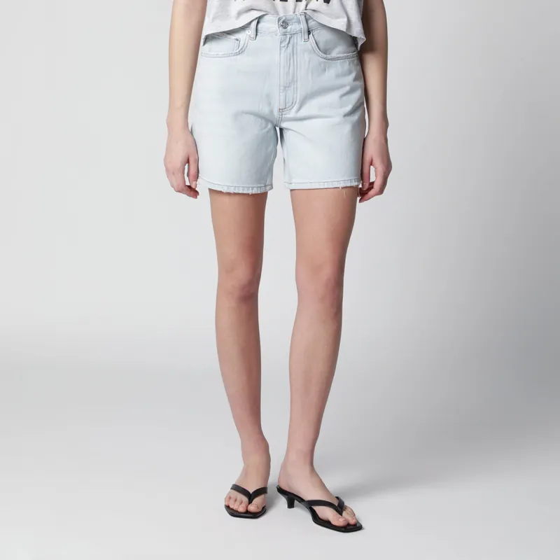 Light Blue Denim Shorts - Anine Bing