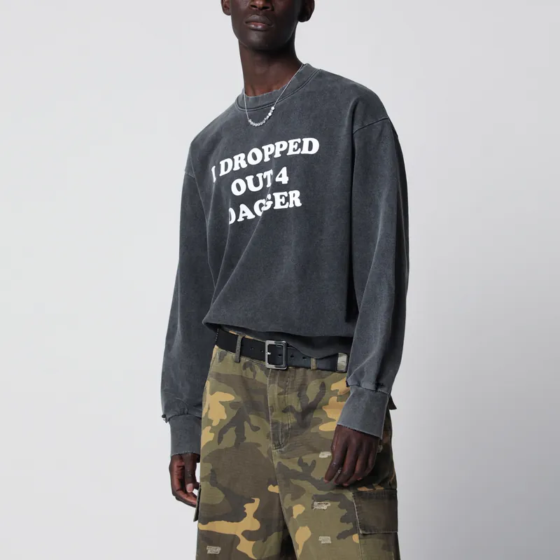 Vintage Black I Dropped Out For Dagger Sweatshirt