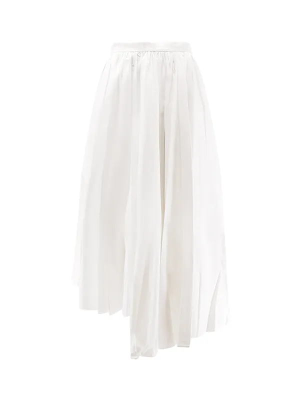 Asymmetrical Cotton Skirt - Self-Portrait