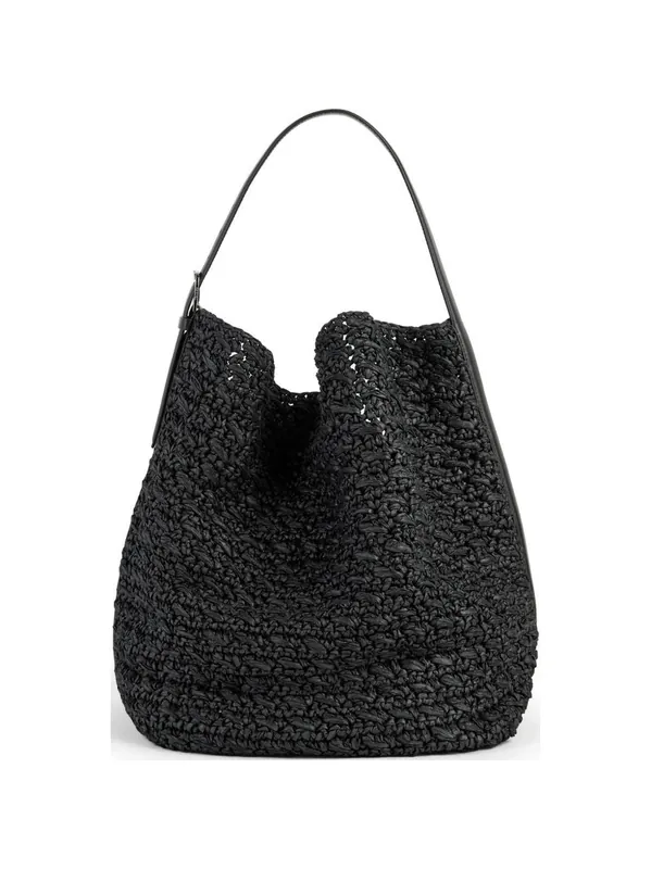 Rafia Belted Tote Bag - Toteme