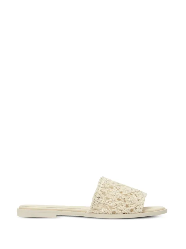 Knitted Flate Sandals - Fabiana Filippi