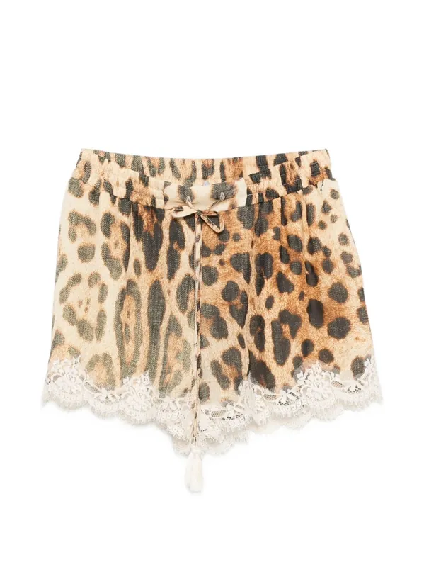 Lace-Detail Shorts