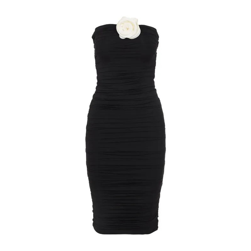Midi Dresses Black - La Reveche