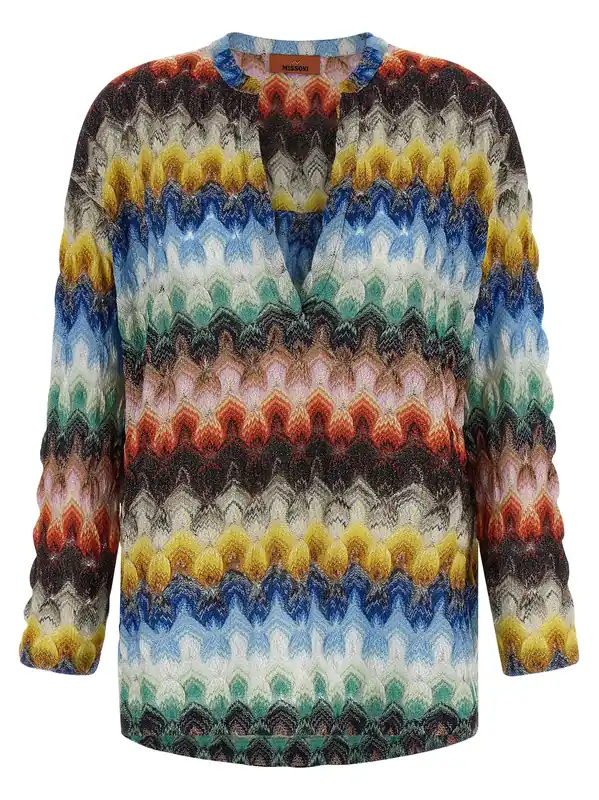 Knitted Blouse Shirt And Blouse Multicolor - Missoni