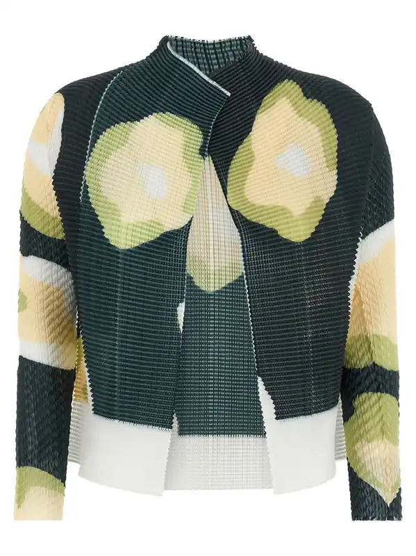 Verve Pleats Top Sweaters And Cardigans Black - Issey Miyake