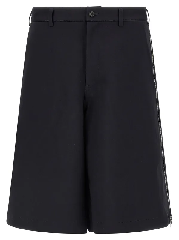 Zip Bermuda Shorts Bermuda And Short Blue - Comme Des Garçon