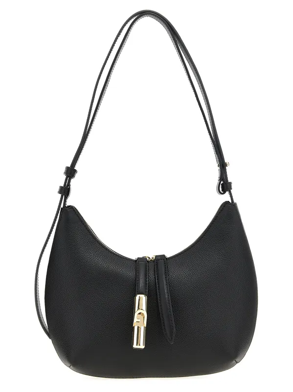 Furla Goccia Shoulder Bags Black