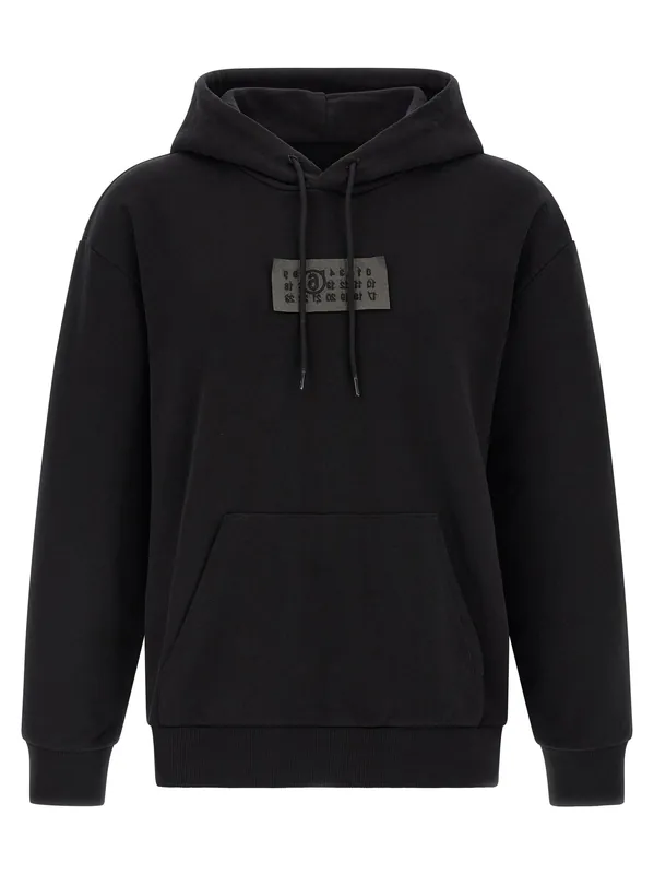 Hoodie Sweatshirt Black - MM6 Maison Margiela