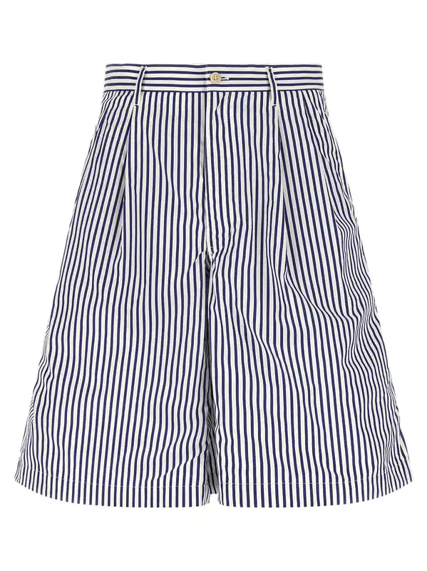 Cotton Bermuda Shorts Bermuda And Short Blue - Comme Des Garçon