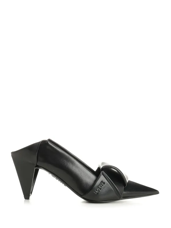 Origami Flap Back Pump 70 Pumps Black - Loewe