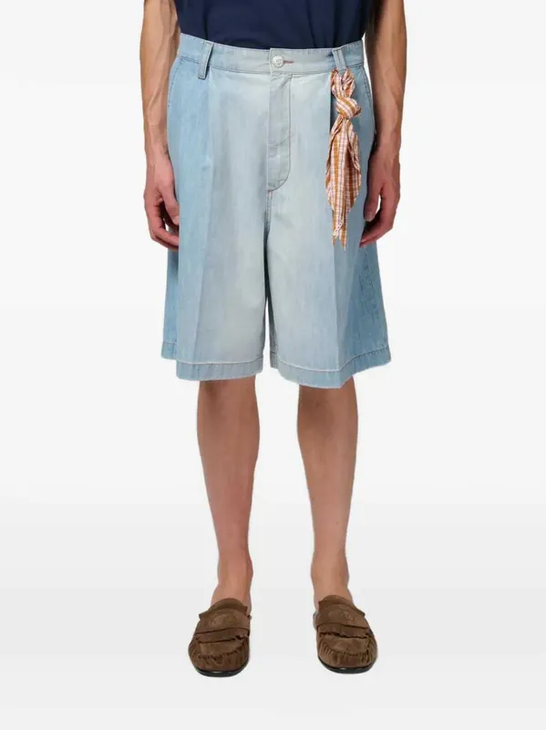 Pleated Bermuda Shorts - Marni