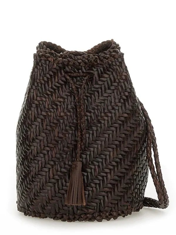 Borsa "Pompom Double Jump Tan" - Dragon Diffusion