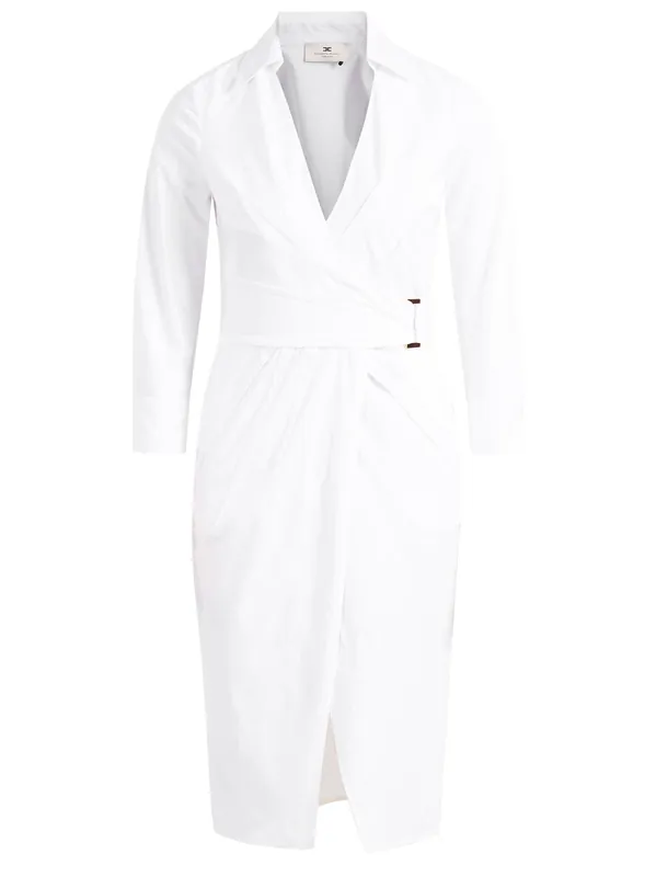 Stretch Cotton Dress - Elisabetta Franchi