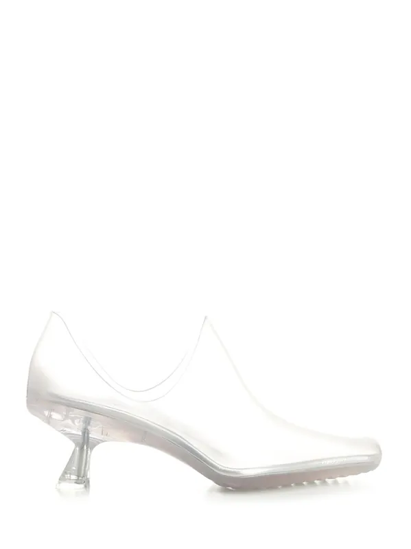 Emily Aqua Bootie 45 In Rubber With Multicolor Socks Pumps White - Loewe