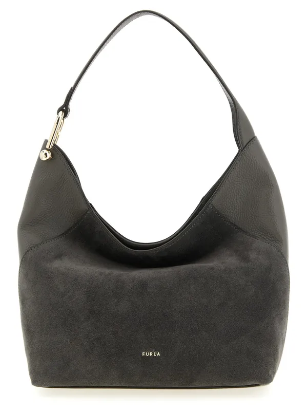 Furla Lara Shoulder Bags Gray