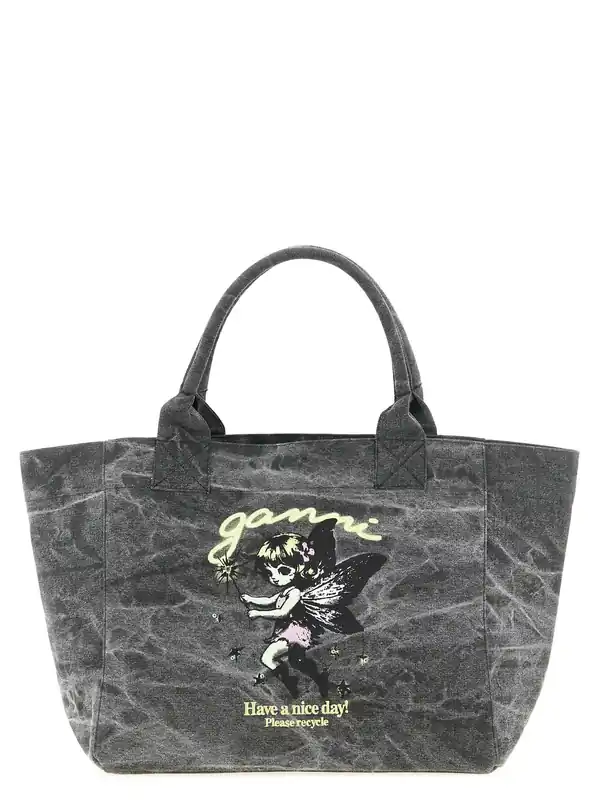 Fairy Tote Bag Black - Ganni