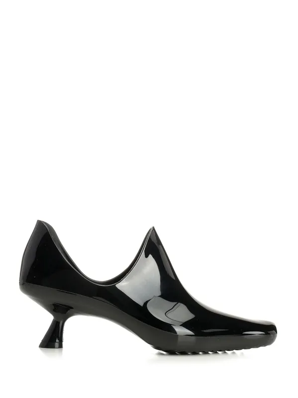 Emily Aqua Bootie 45 In Rubber With Multicolor Socks Pumps Black - Loewe