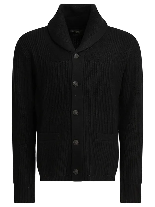 Cashmere Cardigan Knitwear Black - Rrl By Ralph Lauren