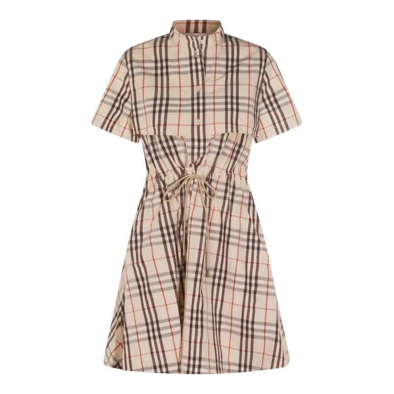 Dresses Almond Beige Ip Check - Burberry