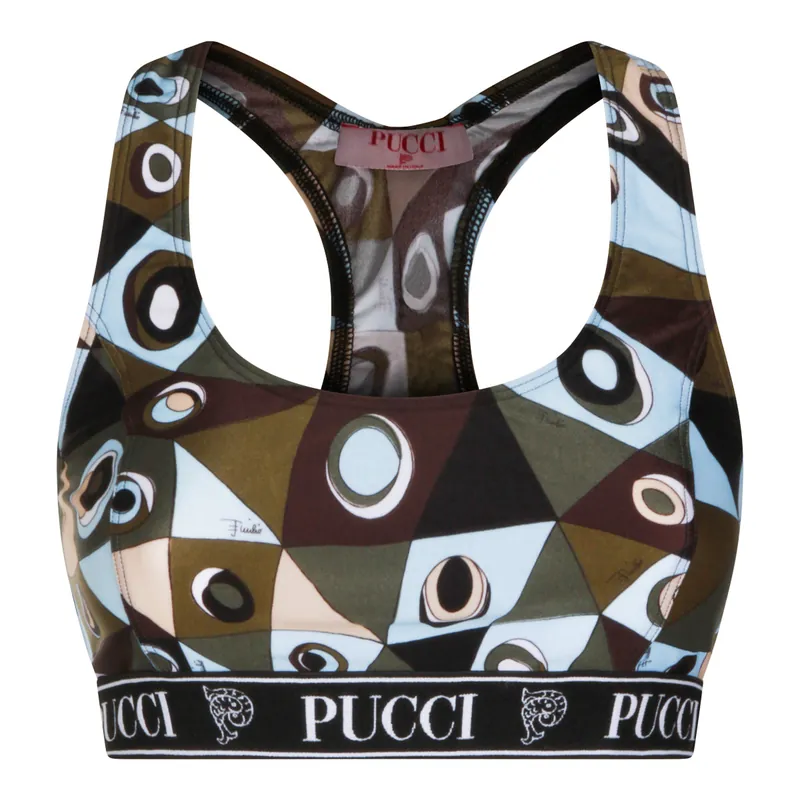 Top Khaki Blue - Emilio Pucci
