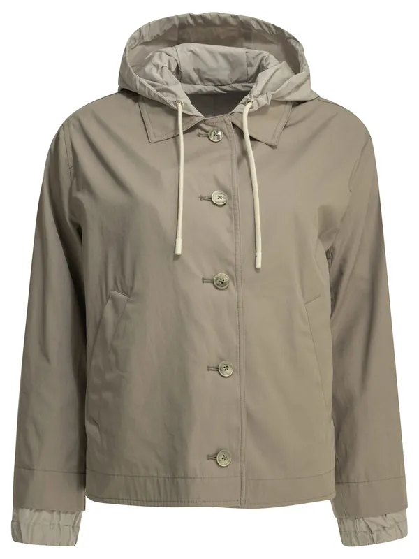 Reversible Lightweight Jacket Jackets And Coats Grey - Herno