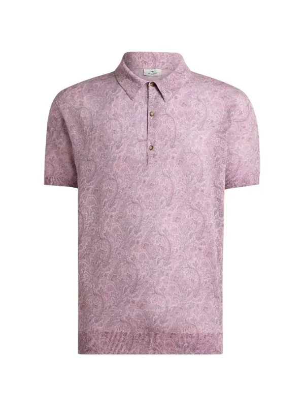 Polo Shirt With Floral Pattern - Etro