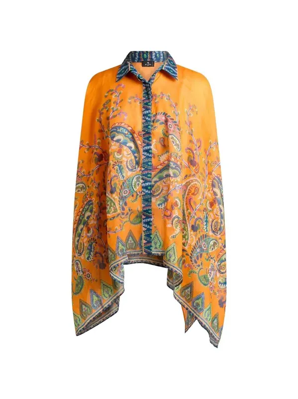 Printed A-Line Blouse