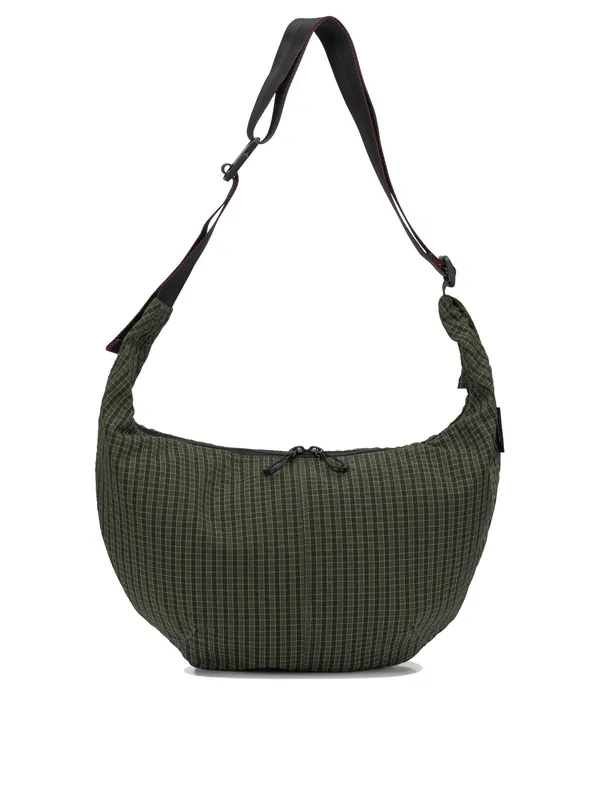 Grid Check Shoulder Bags Green - Comme Des Garçon