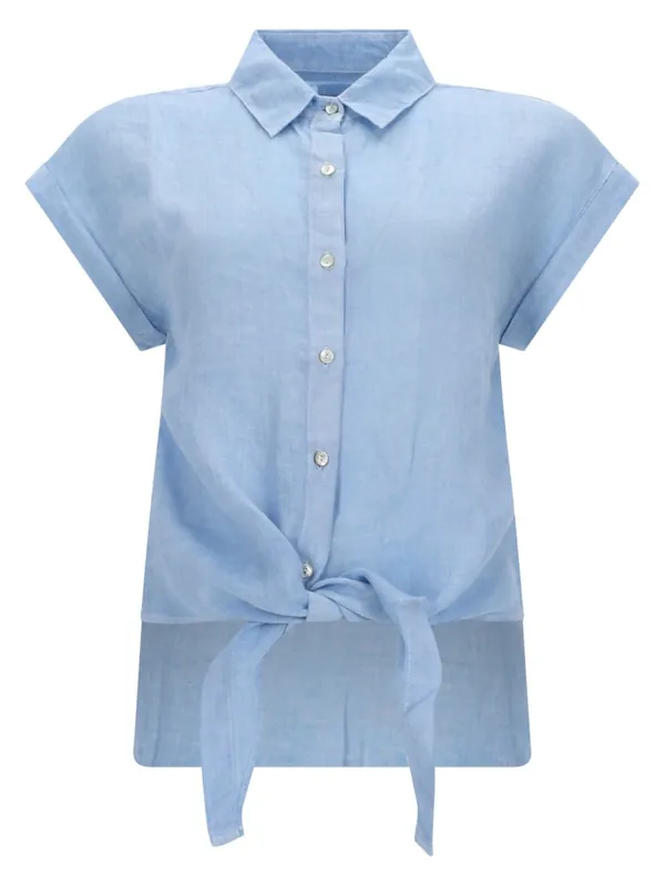 Camicia Con Nodo - 120% Lino