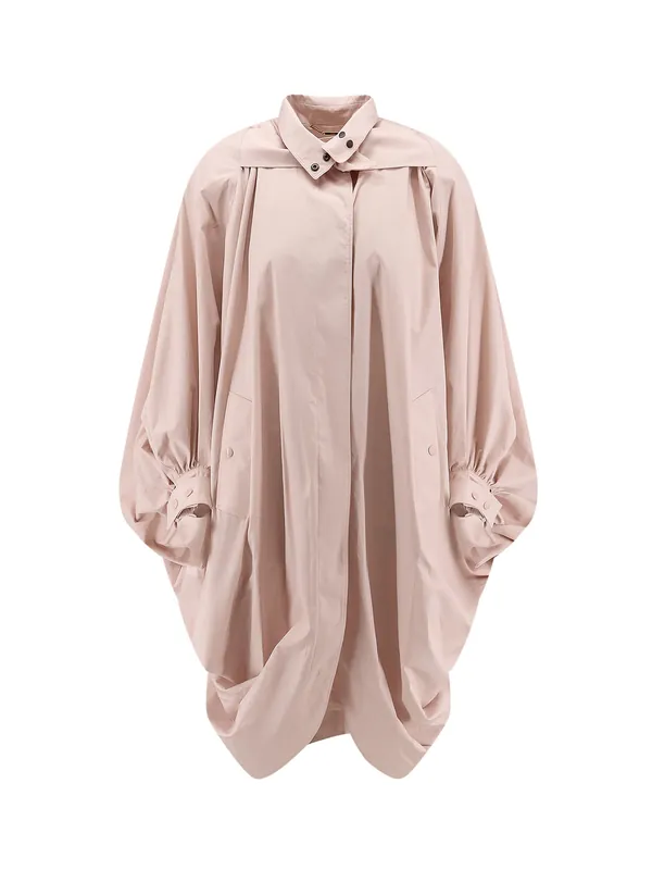 Cotton Cape Coat - Chloé
