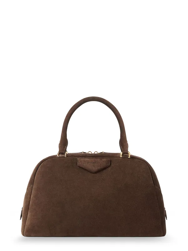 Antigona East West Bag In Suede - Givenchy