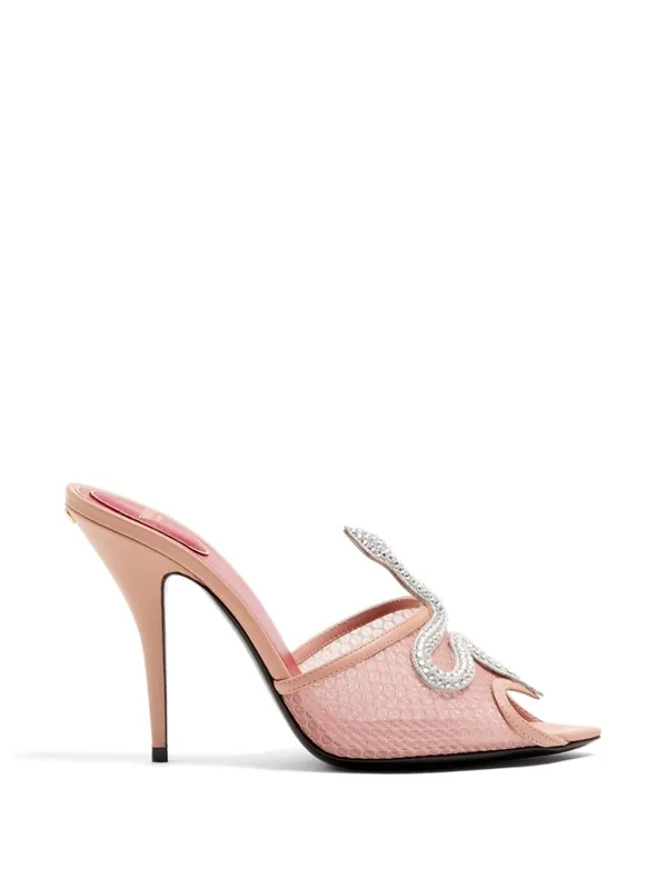 Coeur VipèRe Leather Mules - Valentino Garavani