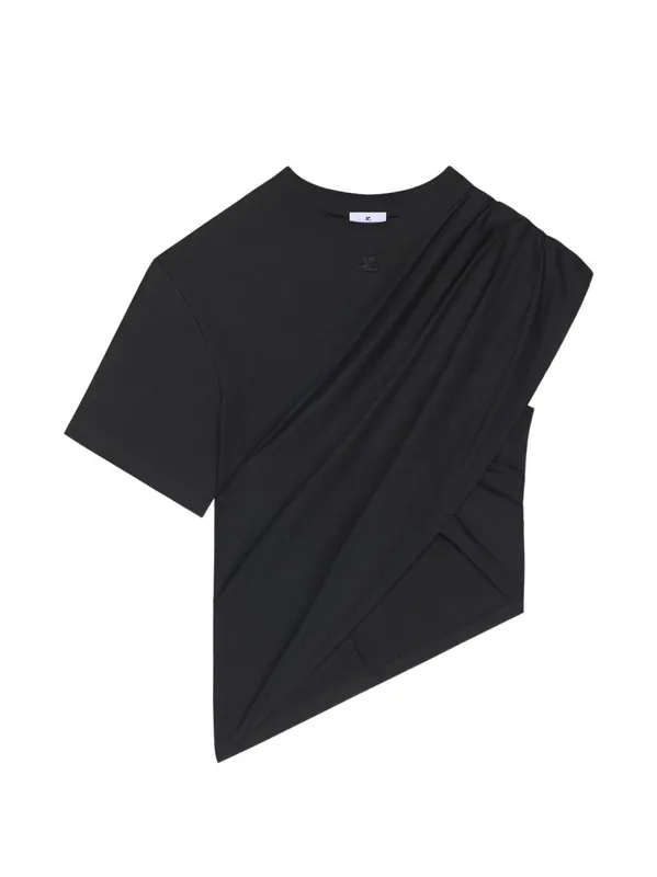 Cotton Asymmetric T-Shirt