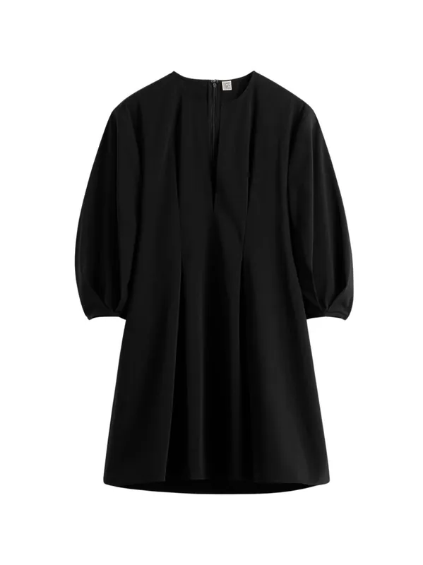 Baloon Sleeve Cotton Dress - Toteme