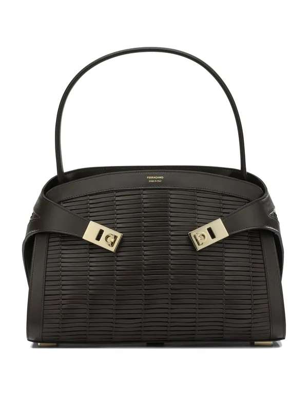 Hug Soft Handbags Brown - Ferragamo