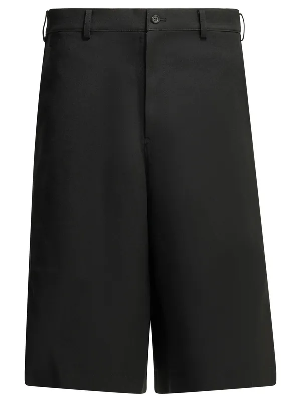 Cargo With Zipper Detail Shorts Black - Comme Des Garçon