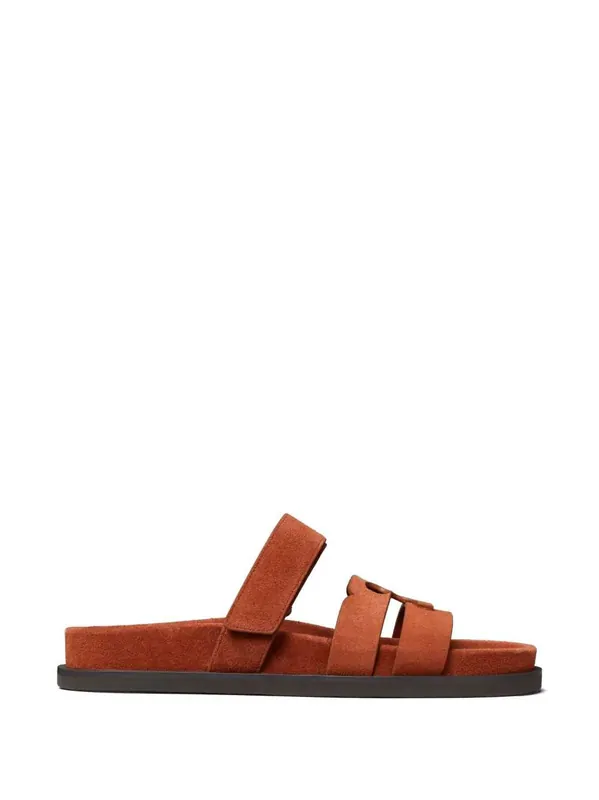 Ines Sandals With Logo Plaque - Tory Burch