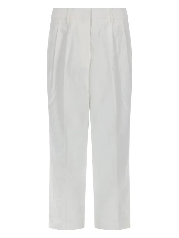 Pantalone Sartoriale In Lino - Michael Kors