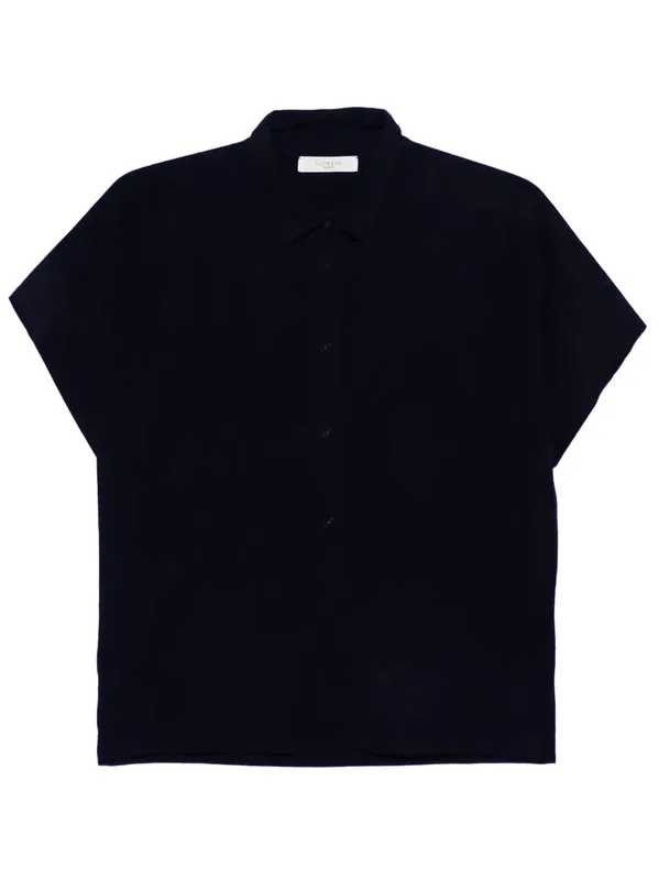 Short-Sleeved Cotton Polo Shirt