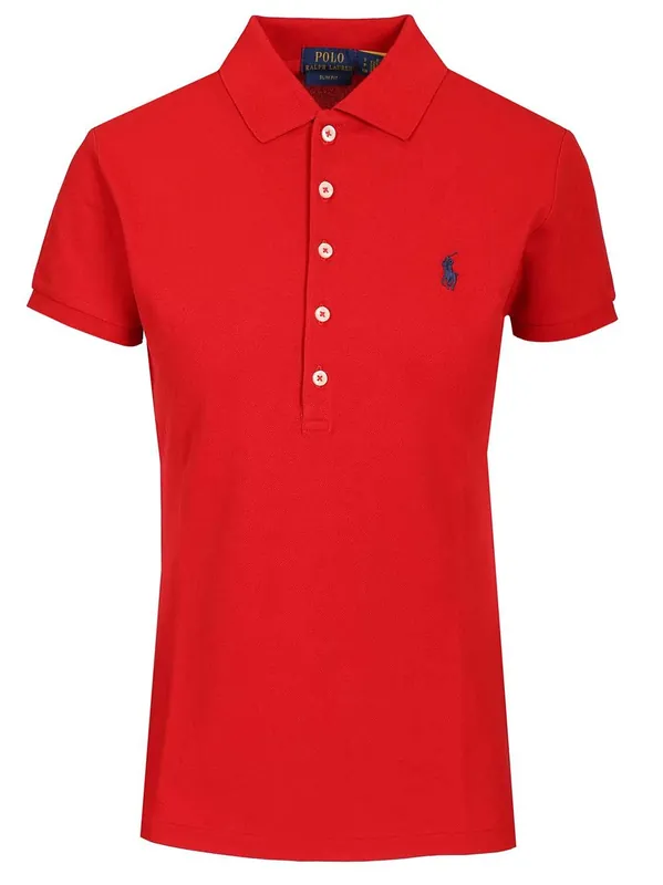 Slim Fit Polo Shirt Red - Polo Ralph Lauren