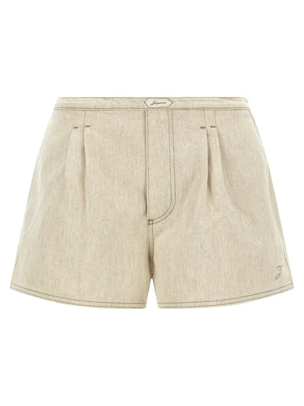 Le Short De-Nimes Amelo Bermuda And Short Beige