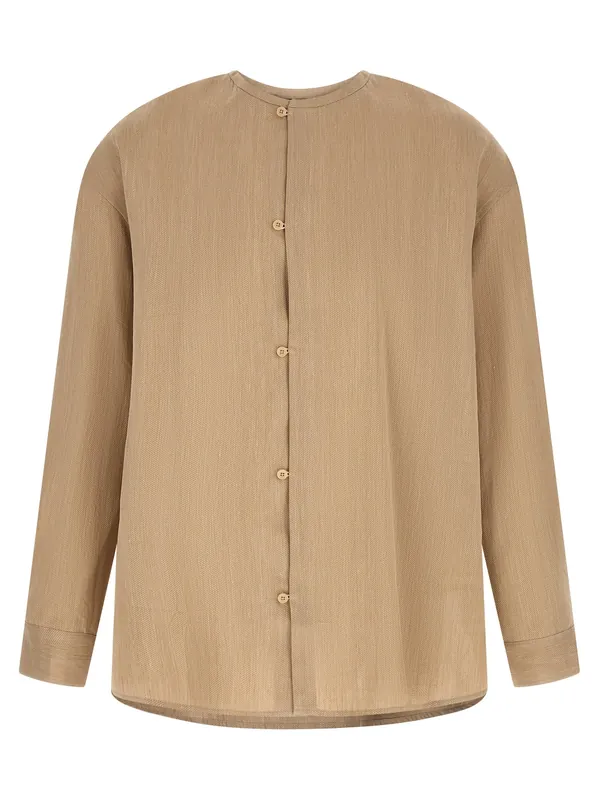 La Chemise Pastro Shirt And Blouse Beige - Jacquemus
