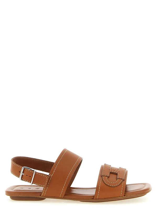 Hogan H685 Sandals Brown