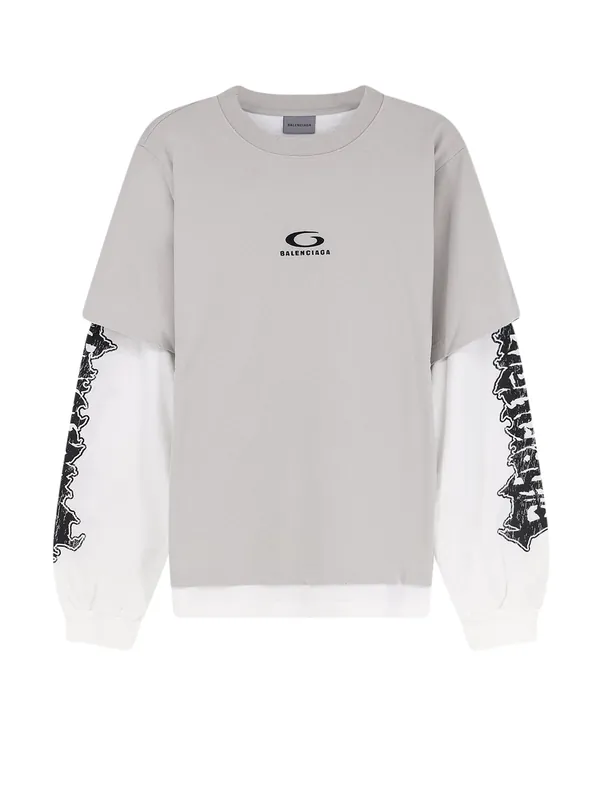 Double Hybrid Cotton T-Shirt