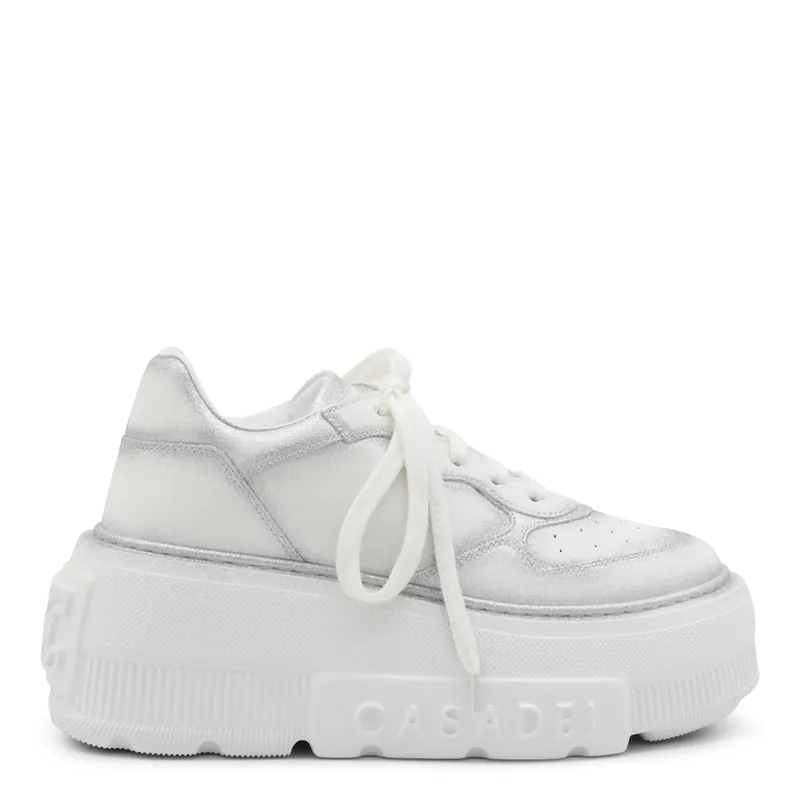 Sneakers Bianco/Argento - Casadei