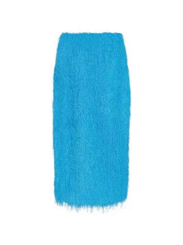 Midi Skirt With Fringes - Dries Van Noten